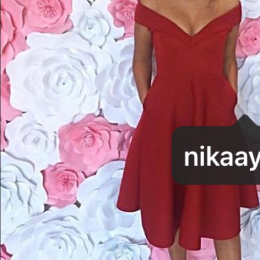 Red dress